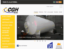 Tablet Screenshot of cghnordic.com